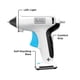 thumbnail image 3 of Pistola de pegamento BLACK+DECKER 4V MAX inalámbrica USB recargable blanca, 3 of 9