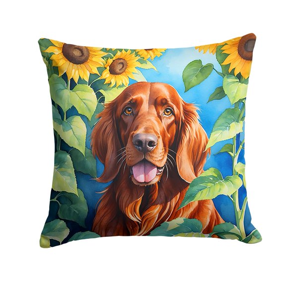 Cojín Sunflowers Irish Setter