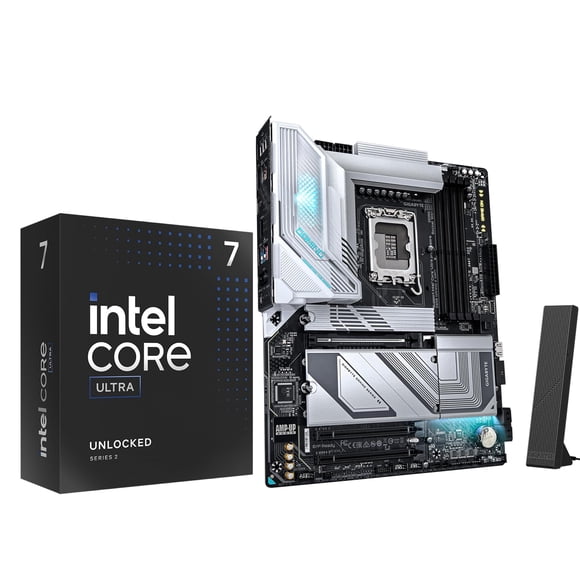 Micro Center Ultra7 265K CPU de 20 núcleos a 5.5 GHz + Gigabyte Z890