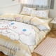 thumbnail image 1 of Cartoon Cinnamoroll 3-Piece Bed Set Warm And Comfortable Kawaii Bedding Set Cute Soft Microfiber Bedclothes for Boys Girls Kids, 1 of 5