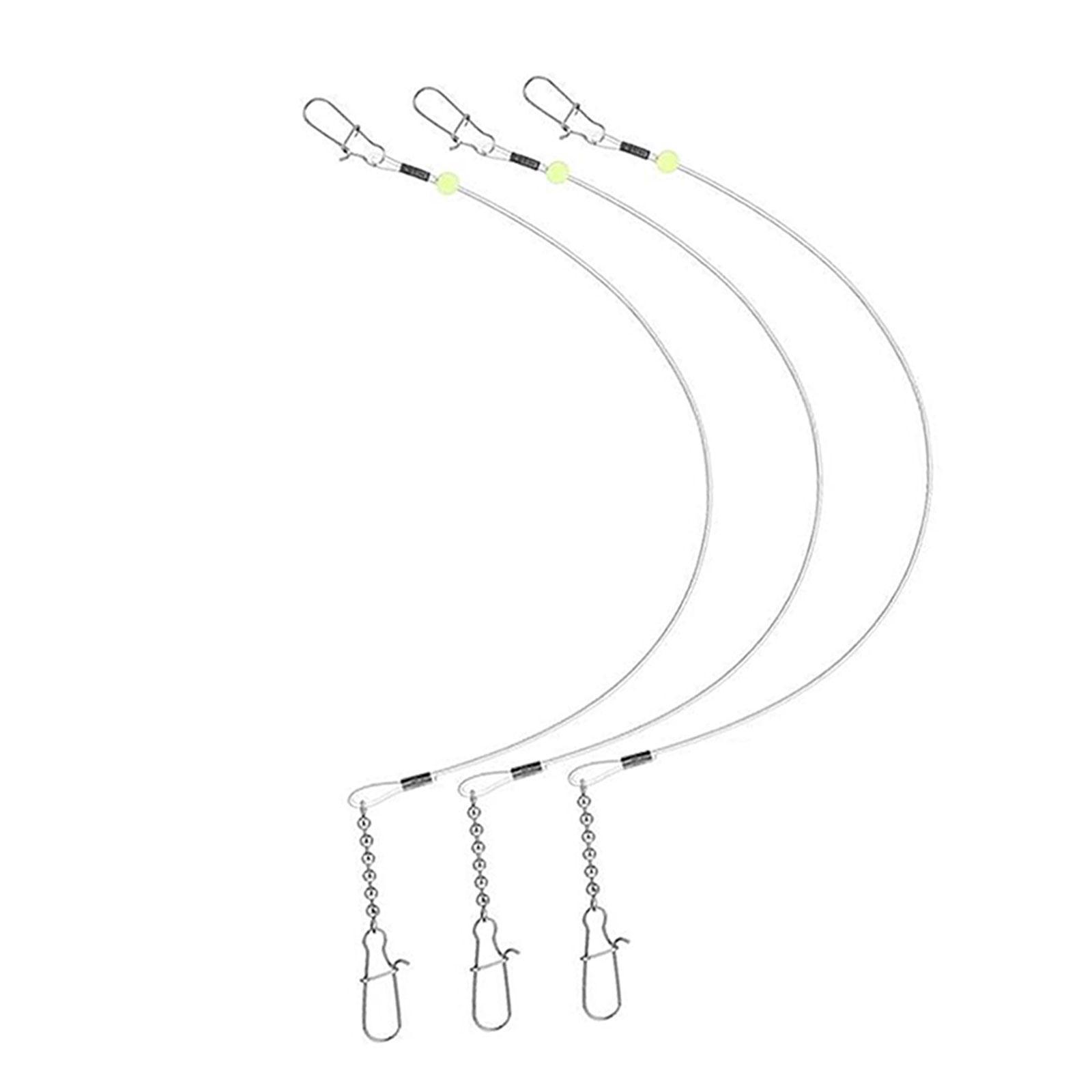 Magideal - 3 Piezas Guías De Pesca Dispositivos Multifuncionales Protección De Protección Ataque De Plataformas De Agua Saladas Para Pescadores Al Aire Libre Pes 24 Pulgadas