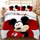 thumbnail image 1 of Cartoon Mickey Minnie Duvet Cover,Mickey Mouse Bedding Set Case Comforter Cover Boy Girl Gift Double Single Bedroom Decor Bed Sheets, 1 of 5