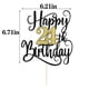 thumbnail image 5 of Decoración para tarta Ruscalin de feliz cumpleaños de 24 años, 24 decoraciones para tartas de fiesta, 5 of 7