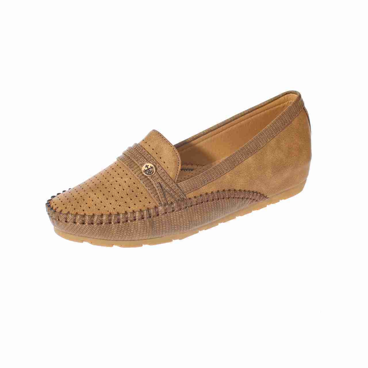 Vía Franca - Mocasín Confort Camel Bbo