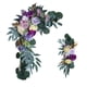 thumbnail image 1 of Decoración De Arco De Flores Artificiales De Seda Pueple Rose Decoración De Flores Para Jardín, 1 of 5