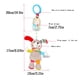 thumbnail image 2 of Animal Big Wind Chime Bed Hanging, Stroller Hanging, Wind Chime Car Hanging With Teether, Baby Stroller Hanging, Plush Fabric, Soothing Kids Toys, Bed Hanging Toys, Entry Teether, Bed Hanging Toys, 2 of 3