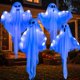 thumbnail image 5 of Juego de 4 fantasmas colgantes KIDDOKIDS 70 cm LED, 5 of 9