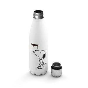 Creango - Botella Agua Termica Snopy De Acero Inoxidable