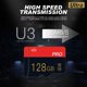 thumbnail image 5 of Paquete de 2 tarjetas micro SD de 128 GB con adaptador, tarjeta de memoria de alta velocidad, Clase 10 A1, TF para cámara/cámara de tablero/smartphone/tablet/dron (128 GB × 2), 5 of 7