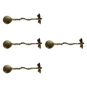 Bothyi - 4 Cucharas De Libélula, Vajilla Creativa Para Restaurante, Hogar, Tienda, Color Cobre