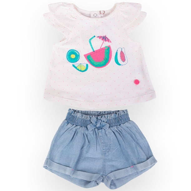 Conjunto Bebé Niña Denim Pillin