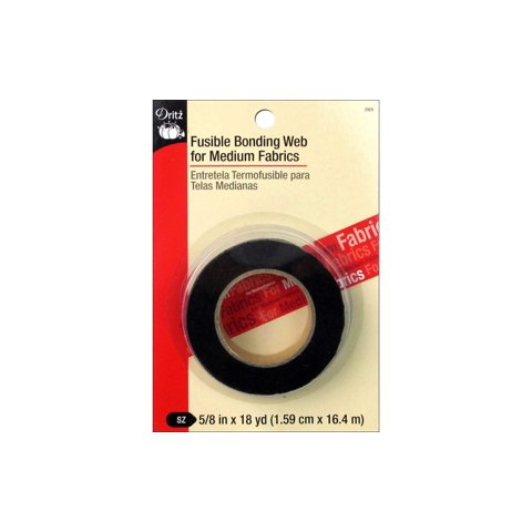 Fusible Bonding Web Dritz 265, Peso Regular De 5/8 Pulgadas X 18 Yardas