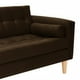 thumbnail image 4 of Sofa Retro 3c Felpa 05 Chocolate, 4 of 6
