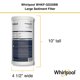 thumbnail image 4 of Filtro de sedimentos para toda la casa Whirlpool WHKF-GD25BB x4, 4 of 7