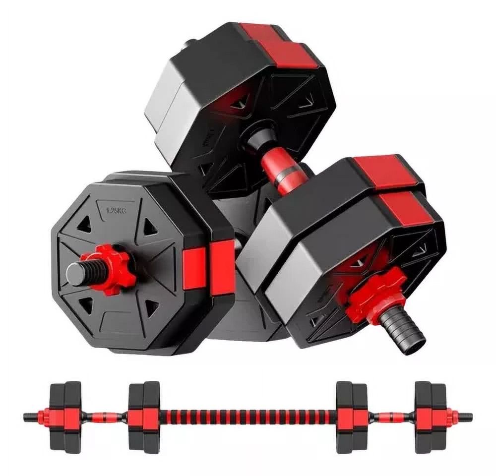 Linea Sport - Set De Mancuernas Hexagonales Ajustable De 10Kg Con Extensor De Pvc