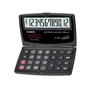 Casio - Calculadora Sx-220 De Bolsillo