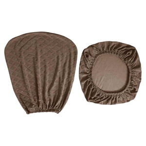 Bothyi - Funda Para Silla De Oficina Dividida Impermeable Universal Lavable Café Protector