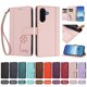 thumbnail image 4 of Funda Cartera Trébol para Samsung Galaxy A36 5G con Ranuras Tarjetas y Carga Inalámbrica Rosa, 4 of 6