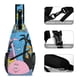 thumbnail image 3 of Barbapapa Riñonera Bandolera con Estampado Integral para Hombres y Mujeres, Bolso Cruzado Gráfico de Tendencia, Mochila de Hombro Streetwear para Ciclismo y Deportes, Riñonera Versátil Casual, 3 of 6