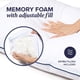 thumbnail image 2 of Almohada Beckham Hotel Memory Foam Queen Ajustable Blanca, 2 of 3