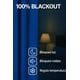 thumbnail image 4 of Cortina 100% Blackout de Tela Engomada 2 Paños azul, 4 of 5