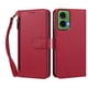 thumbnail image 1 of Funda Tipo Billetera para Motorola Moto G35 5G con Soporte y Bolsillo con Cierre Rojo, 1 of 1