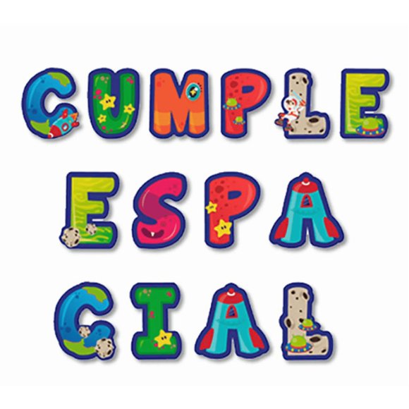 Banner Cumple Espacial X1 Uni