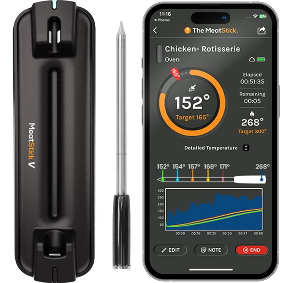 Termómetro de Carne The MeatStick V Prime Inalámbrico WiFi