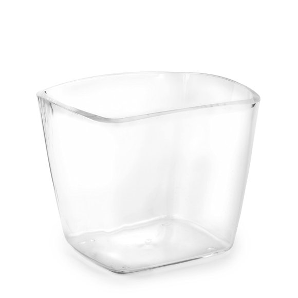 Cubo de basura mini cuadrado de acrílico transparente Huang