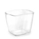 thumbnail image 1 of Cubo de basura mini cuadrado de acrílico transparente Huang, 1 of 7