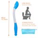 thumbnail image 2 of Toilet Aid Tool JJHREI, cómodo limpiaparabrisas plegable y de largo alcance, 2 of 6