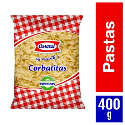 Fideo Pasta Corbatitas N°30 Bolsa 400 G Carozzi