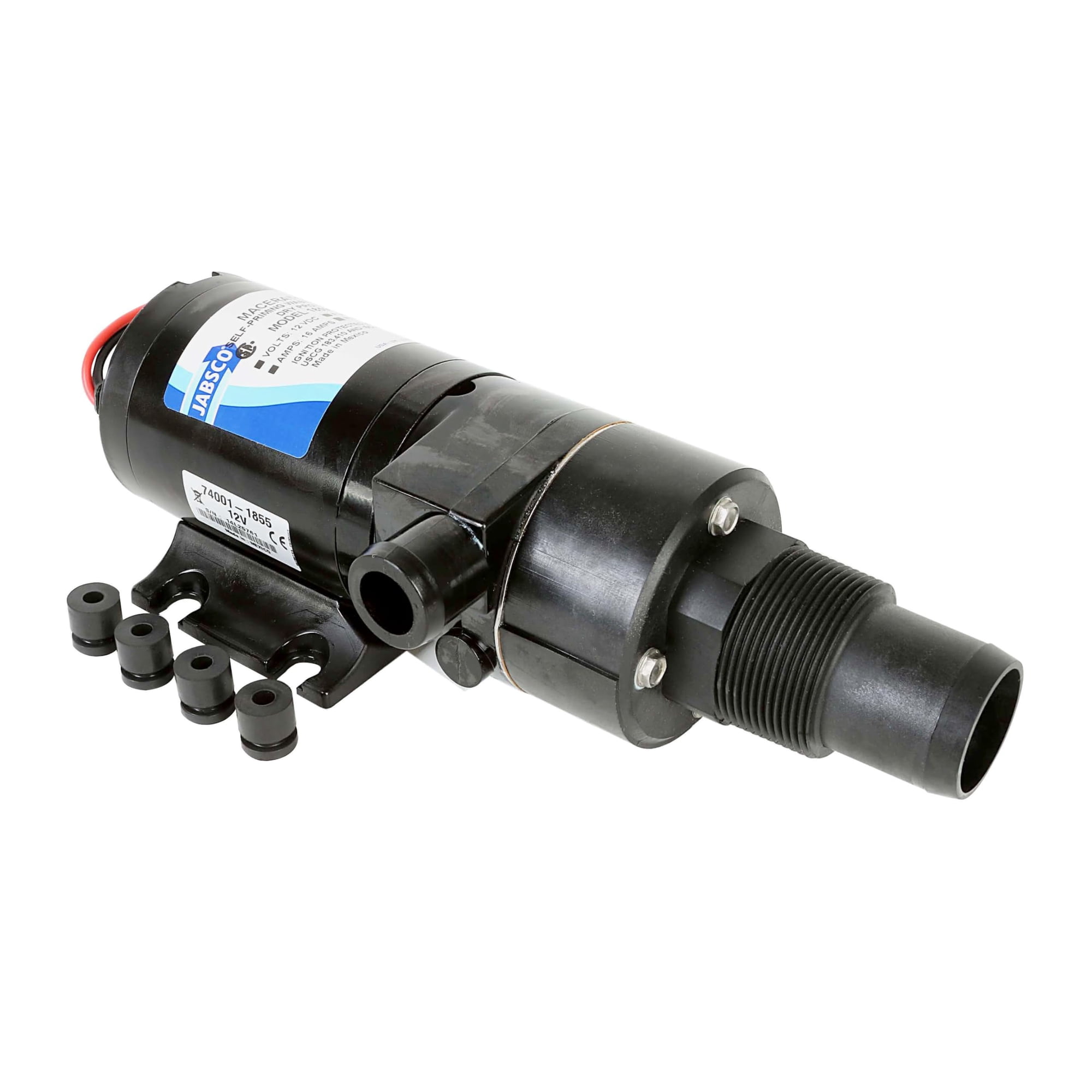 Bomba Maceradora Jabsco 12 V Dc Para Vehículos Recreativos Y Barcos, 43 L/min, 200 Galones