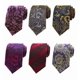 thumbnail image 2 of Corbata Adulove Jacquard 146 cm, paquete de 6, estampado paisley, seda, 2 of 9