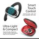 thumbnail image 3 of Audífonos tipo earbuds Quiksilver Bluetooth 5.4 negros, 3 of 6