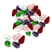 Bothyi - 50 Cuentas De Lágrima De Colores Mezclados Para Hacer Joyas, Suministros Transparentes