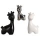 thumbnail image 2 of Juego De 3 Figuras Familiares De Ciervos De Cerámica Para El Hogar, Cocina, Comedor, Delicado, 2 of 3