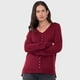 thumbnail image 3 of Sweater Mujer Tachas Burdeo Corona, 3 of 5