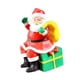 thumbnail image 3 of Estatua Navideña, Regalo Para Fiestas, Centro De Mesa, Figura De Papá Noel Con Caja De Regalo, 3 of 3