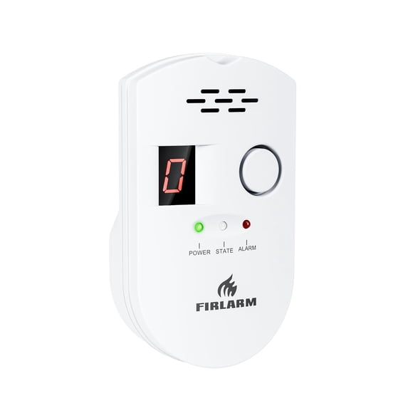 Detector de Gas Firlarm Alarma de Fuga de Gas Natural 110-220V