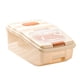 thumbnail image 3 of Contenedor De Almacenamiento De Alimentos Para Cereales Y Arroz, Recipiente Hermético A Prueba De Fugas Para Almacenamiento De Arroz En Grano, Capacidad De 7,5 Kg, Tapa Marrón, 3 of 3