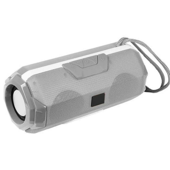 Parlante Portátil Bluetooth Con Luces Led Stereo Bt Speakers 143 Gris
