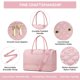 thumbnail image 5 of Bolso De Viaje Tipo Duffel Weekender 53x23x33 Cm 40 L Rosa, 5 of 9