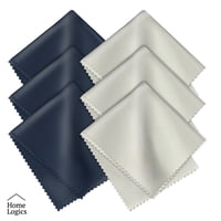 Set De 6 Paños Microfibra Limpieza Lentes Home Logics