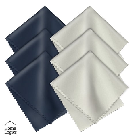 Set De 6 Paños Microfibra Limpieza Lentes Home Logics