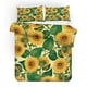thumbnail image 3 of Juego De Ropa De Cama 3 Piezas Funda Nórdica 3D Girasol Floral Milsleep, 3 of 3