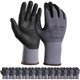 thumbnail image 1 of LOCCEF Safety Work Gloves Nylon MicroFoam Nitrile Coated Gloves, 1 of 3