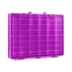 thumbnail image 2 of Caja De Almacenamiento De Juguetes, 48 Rejillas, Joyero Transparente Apilable Para Manualidades, Juguetes, Aperitivos, Color Morado, 2 of 3