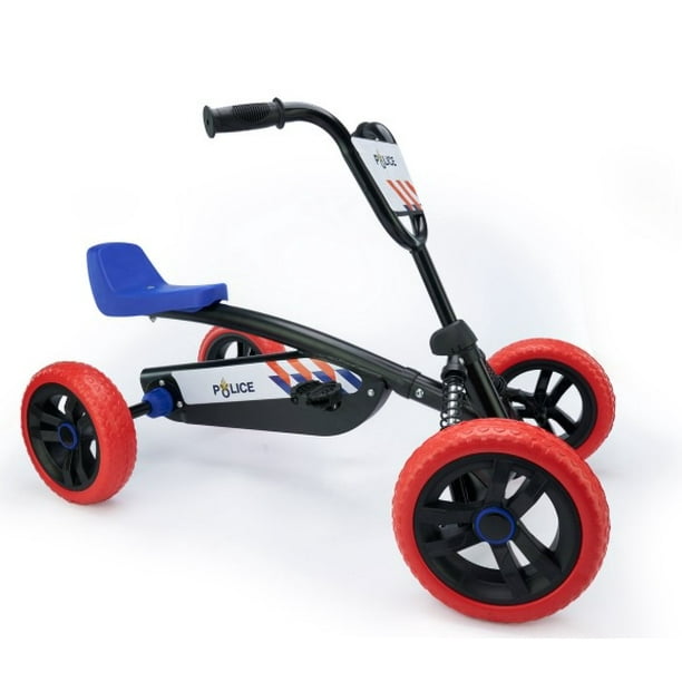 GoKart Racing Con Pedales Azul Police