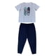 thumbnail image 1 of Pijama Hombre Manga Corta Place Gris y Negro Talla L, 1 of 3